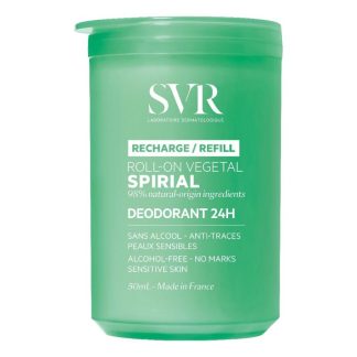 SVR Spirial Roll-On Vegetal Deodorante 24H Refill 50ml – Naturale, pelle sensibile