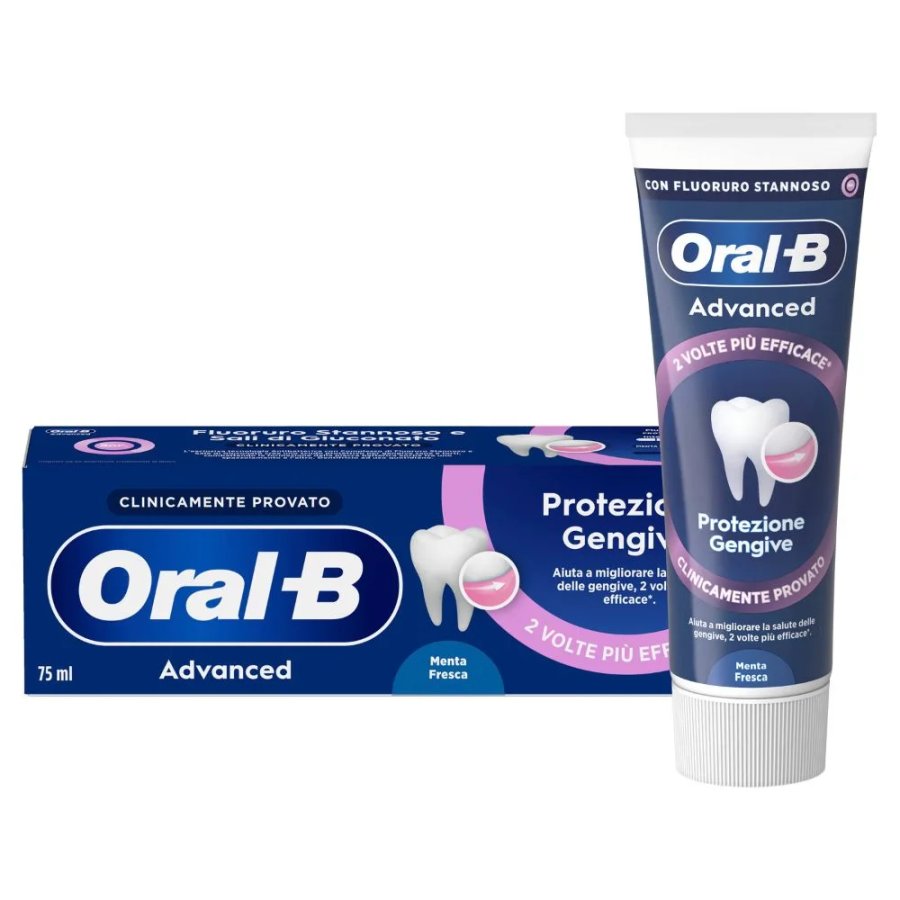 Oral-B Dentifricio Advanced Protezione Gengive, 75 ml