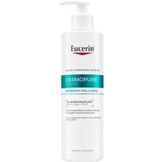 Eucerin Dermopure Gel Detergente Tripla Azione, 400 ml