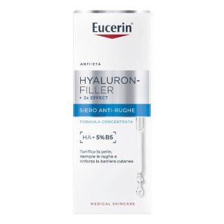 Eucerin Hyaluron Filler +3x Effect Siero Anti-Rughe, 30 ml