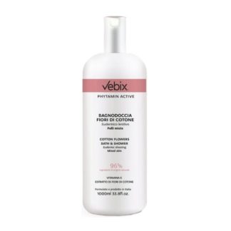 Vebix Phytamin Active Bagnodoccia Fiori di Cotone, 1000 ml