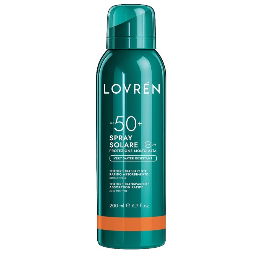 Lovren Spray Solare Viso Corpo SPF 50+, 200 ml