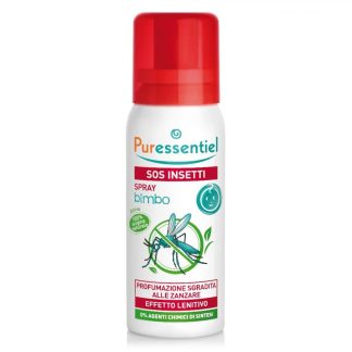 Puressentiel SOS Insetti Spray Antipuntura Bimbo 60ml – Protezione Naturale e Lenitiva
