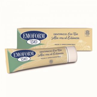 Emoform Bio Dentifricio 75 ml - Dentifricio Bio, Estratti Vegetali, Denti e Gengive Sani, 75 ml