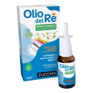 Zuccari - Olio Del Re Spray Nasale 30ml - Rimedio Naturale per la Respirazione