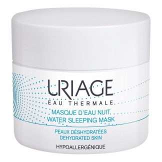 Uriage - Maschera Notte Acqua Termale 50ml, Trattamento Notturno Idratante per una Pelle Rivitalizzata