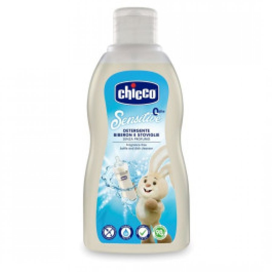 Chicco Detergi Stoviglie e Biberon 300ml - Pulizia Delicata per il Tuo Bambino
