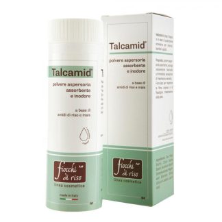 Fiocchi Di Riso Talcamid Polvere 50g - Assorbente e Lenitiva Polvere per Pelle Sensibile