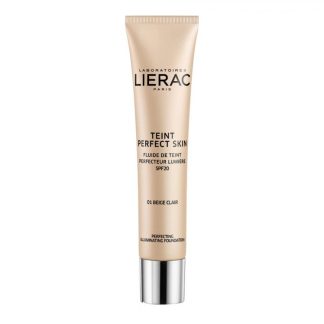 Lierac Teint Perfect Skin Fondotinta 01 Beige Claire 30ml - Fluido Illuminante SPF20