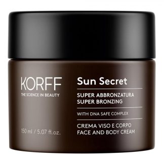 Korff Sun Secret Crema Viso Corpo Super Abbronzatura 150ml