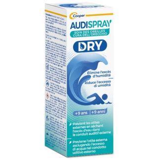Audispray Dry Spray Orecchio 30ml – Rimuove Umidità e Previene Otite Esterna