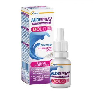 Audispray Dolo Gocce Auricolari 7g – Sollievo Dolore Orecchio Bambini da 6 Mesi