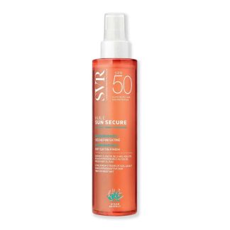 SVR Sun Secure Olio Secco SPF50+ 200ml - Protezione Solare Satinata per Viso, Corpo e Capelli