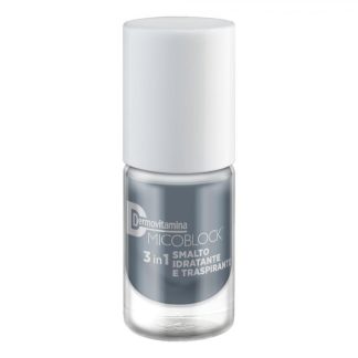 Dermovitamina Micoblock 3 in 1 - Smalto Idratante Traspirante Colore Grigio, 5ml