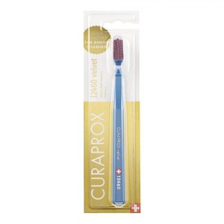 Curaprox CS 12460 Velvet Spazzolino Ultrasoft, 1 Spazzolino, Filamenti Curen, Igiene Orale Delicata