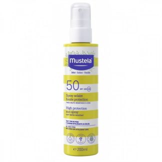 Mustela Spray Latte Solare SPF 50 Protezione Alta, 200 ml