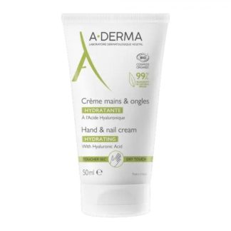 A-Derma Les Indispensables Crema Mani e Unghie 50ml - Crema Idratante e Ristrutturante per Mani e Unghie Fragili