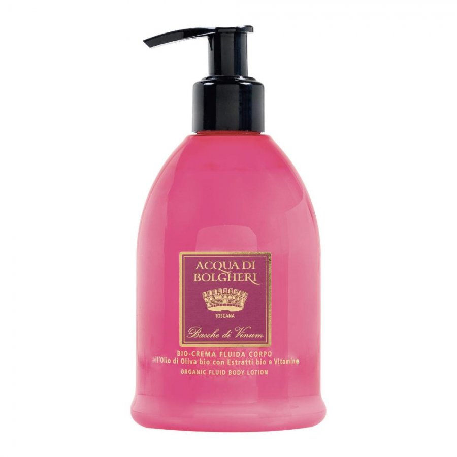 Acqua Di Bolgheri Crema Fluida Corpo Bio Bacche Di Vinum 300ml