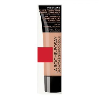 La Roche-Posay, Toleriane Fondotinta Fluido Correttivo, n.12, 30 ml