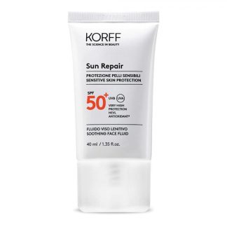 Korff Sun Repair Fluido Viso Lenitivo SPF 50+, 40ml