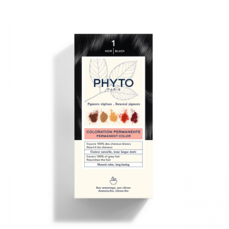 Phyto Phytocolor 1 Nero Tinta Permanente Naturale Capelli Senza Ammoniaca