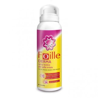 Foille Derma Spray Lenitivo per Pelle Irritata 150 ml - Acido Ialuronico, Aloe Vera, Allantoina