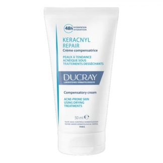 Ducray Keracnyl Crema Compensatrice Acne Grave, 50 ml