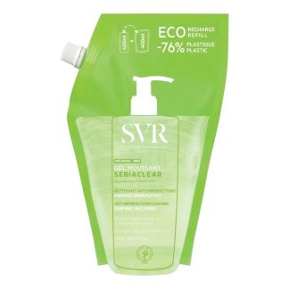 SVR Sebiaclear Refill Gel Moussant, 400 ml