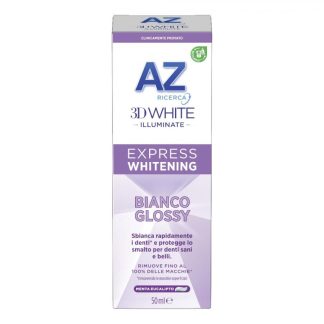 AZ Dentifricio 3DWhite Illuminate – Sbiancante Bianco Glossy, 50ml