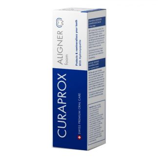 Curaprox Aligner Foam, Schiuma per Allineatori, 40ml, Protezione e Idratazione Denti