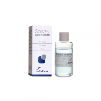 New Fa.dem. Solven Solvente Oleoso, Acetone per Unghie con Astuccio, 50ml