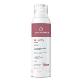 Dermovitamina Prurito Spray per Pelle Secca Sensibile con Prurito, 100ml