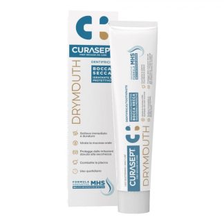 Curasept Drymouth Dentifricio Idratante e Protettivo Bocca Secca, 75ml