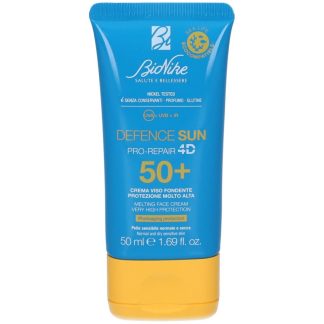 Bionike Defence Sun SPF50+ Crema Viso Fondente, 50 ml
