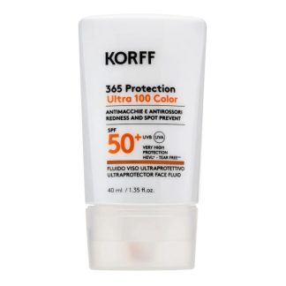 Korff 365 Ultra 100 Color Fluido Viso Colorato SPF 50+, 40 ml