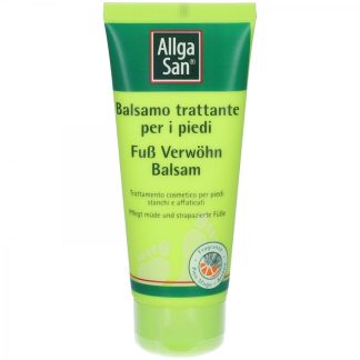 Allga San Balsamo Trattante Piedi 100ml - Idratante e Rinfrescante per Piedi Stanchi e Affaticati
