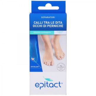 Epitact Separatori Calli tra Dita e Occhi di Pernice, Sollievo Callosità, 3 Pezzi, Gel Silicone, Prevenzione Accavallamento Dita