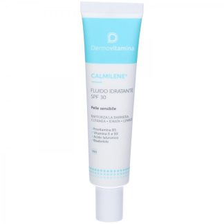 Dermovitamina Calmilene - Fluido Idratante SPF30 Pelle Sensibile, 40ml