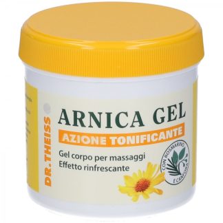 Theiss Arnica Gel Tonificante 200ml - Gel Rinfrescante con Arnica e Mentolo per Massaggi