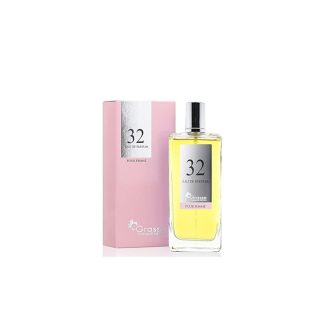 Eau De Parfum Pour Femme N.32 Grasse – Profumo Donna 100 ml Ambrato Floreale