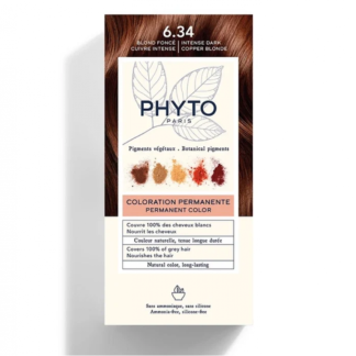 Phyto Hair Color 6,34 Biondo Ramato Scuro - Colorazione Permanente 100 ml