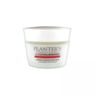 Planter's - Acido Ialuronico Crema Viso Antietà 50ml, Riduzione delle Rughe e Idratazione Intensa