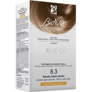 BioNike Shine On Tinta Capelli 8.3 Biondo Chiaro Dorato, Tintura Permanente