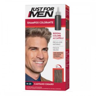 Just For Men H25 Shampoo Colorante Castano Chiaro