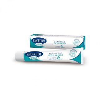 Emoform Alifresh Dentifricio 75 ml - Dentifricio Innovativo per il Controllo dell'Alito Fresco